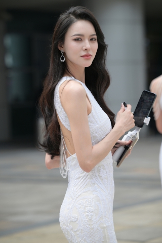 搭讪候场休息翘臀主持