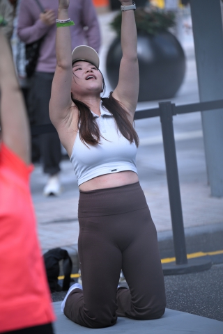 爱运动的小美女